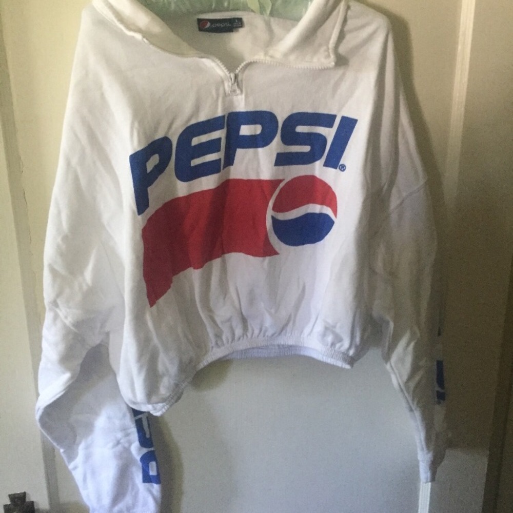 Pepsi cropped hoodie